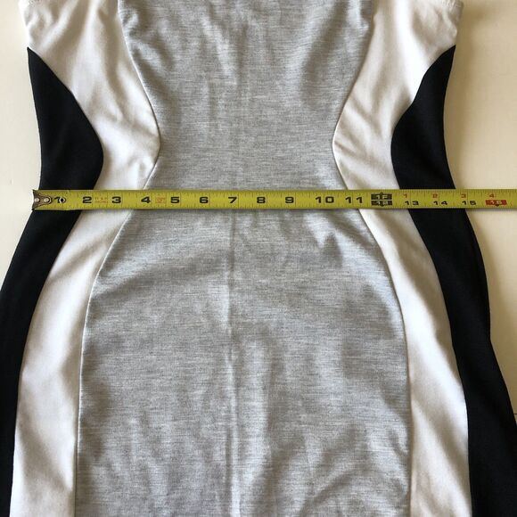 bar III Women’s Color Block Body Con Dress Medium - Picture 6 of 11